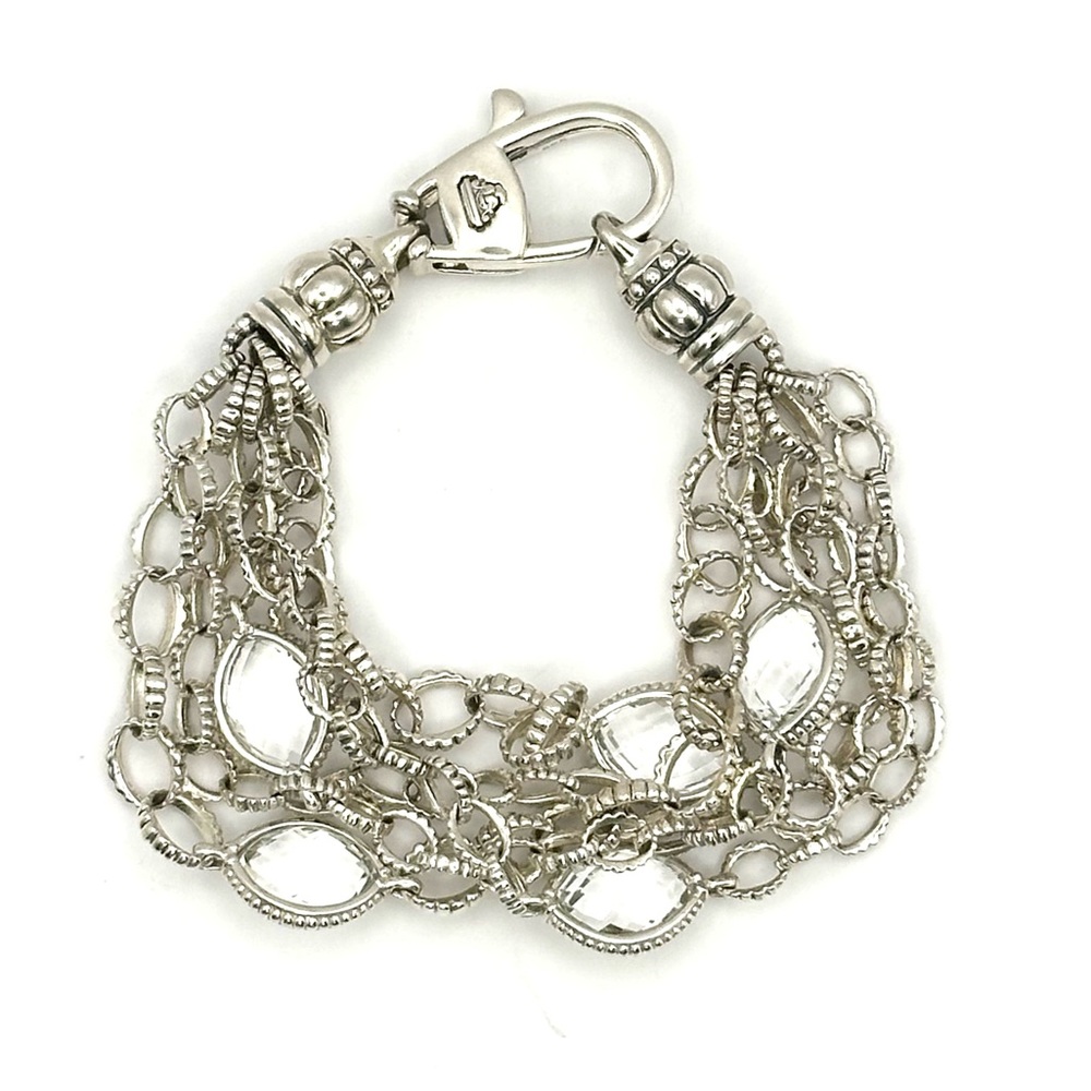 Lagos Quartz Sterling Silver Multistrand Bracelet
